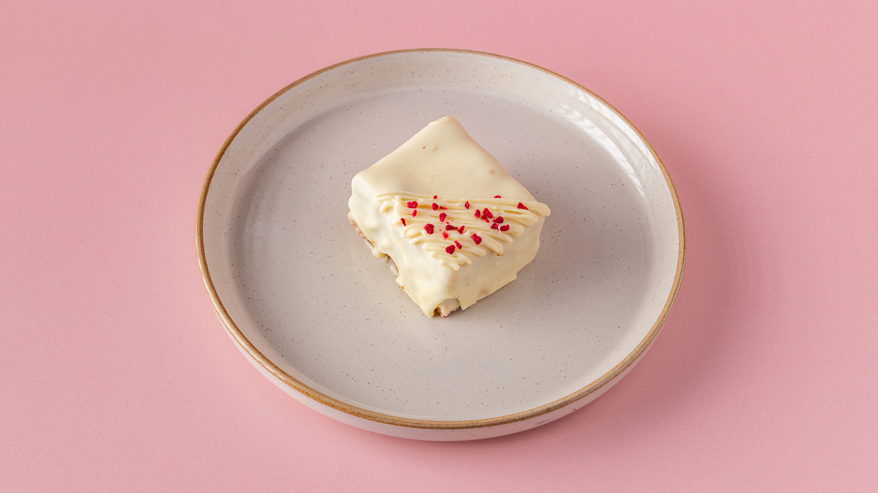 Raspberry & White Chocolate Blondie